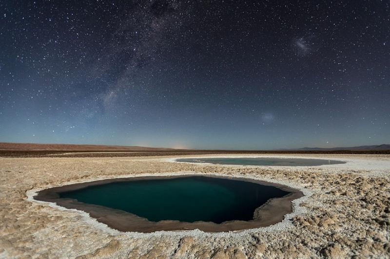 Terceiro lugar na categoria Natureza: Victor Lima - Lagunas Baltinache (Atacama Desert).