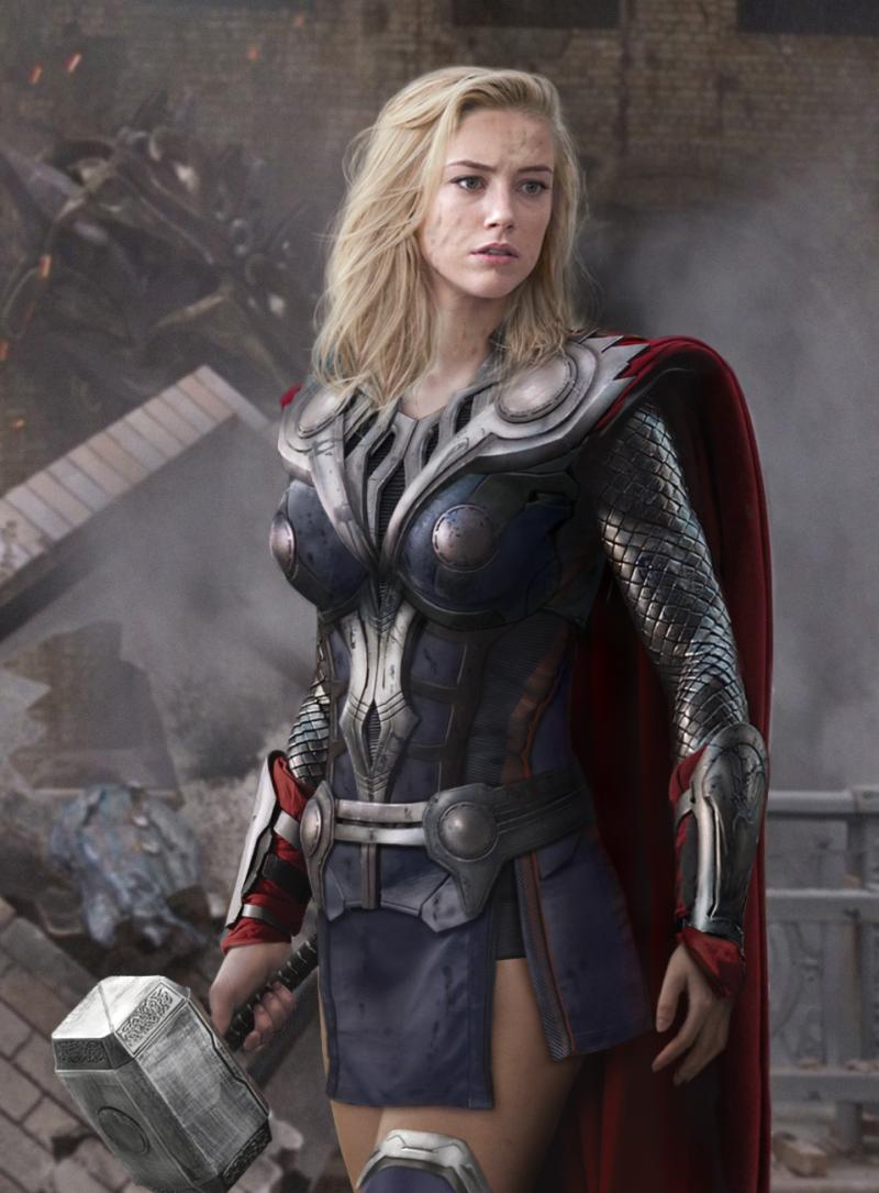 Amber Heard como Thor