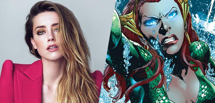 Amber Heard está em negociações para interpretar Mera em Aquaman