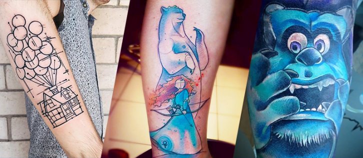 Ideias de tatuagens inspiradas nos filmes da Pixar