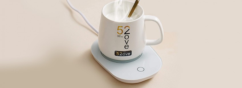 Mantenha seu café aquecido com esse aquecedor de xícaras. Presente Perfeito!