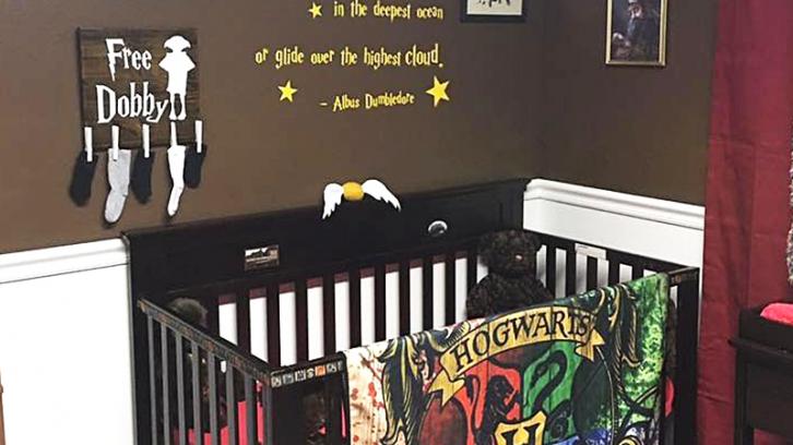 Pais criam quarto do Harry Potter para o seu filho recém nascido