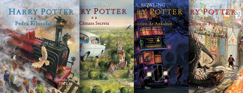 Você conhece os livros ilustrados de Harry Potter? Arte linda!