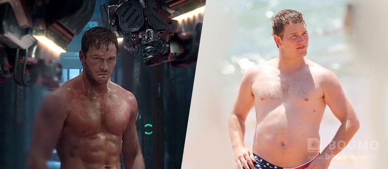 Chris Pratt, GuardiÃµes da GalÃ¡xia, antes e depois
