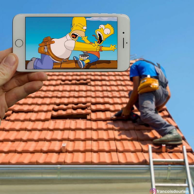 Homer Simpson e Bart Simpson