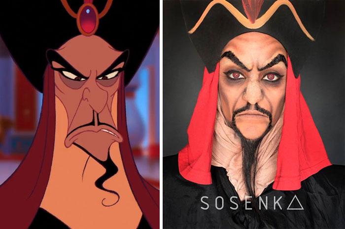 Jafar, aladiin make up