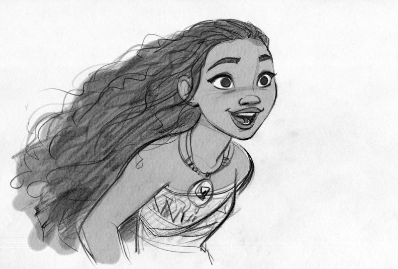 Moana Disney Sketch