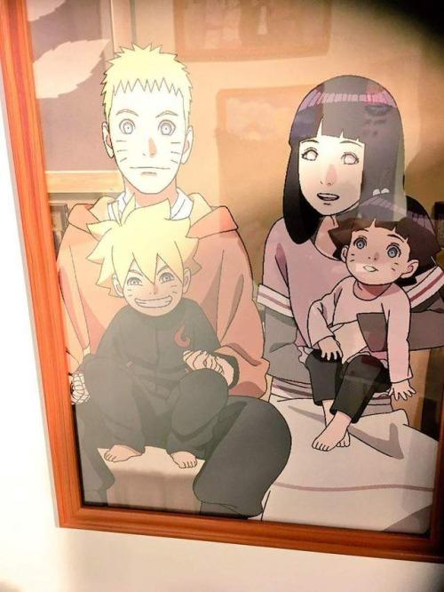 Naruto, Hinata, Boruto e Himawari