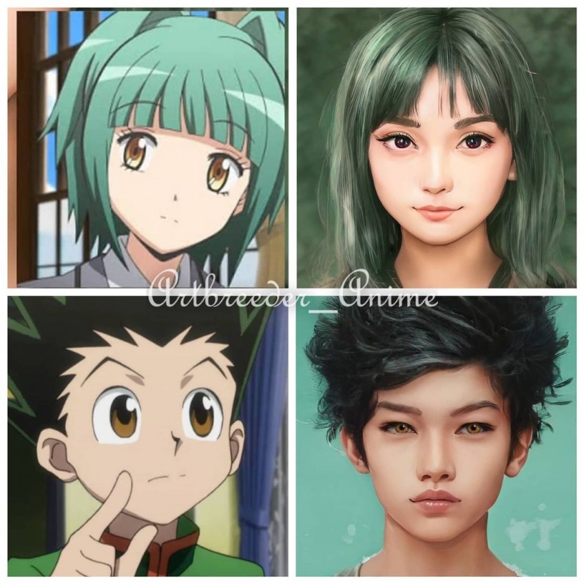 Personagen de anime com os mesmos t - OpenDream