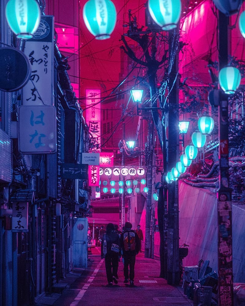 TÃ³quio, JapÃ£o. Cyberpunk e neon por Davide Sasso