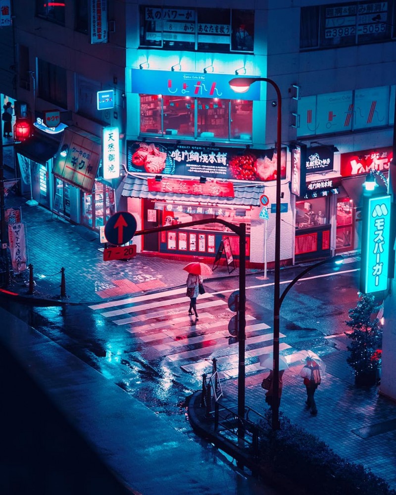 TÃ³quio, JapÃ£o. Cyberpunk e neon por Davide Sasso